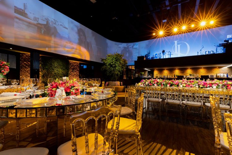 Luxurious indoor wedding venue with elegant table settings and warm lighting. — Smart Access Solutions: Why Loft Ladders Are